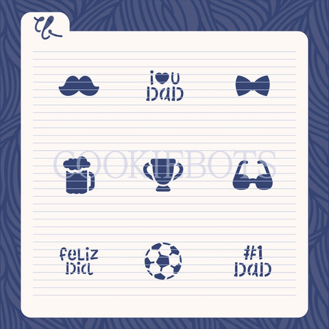 9 phrases mom Stencil