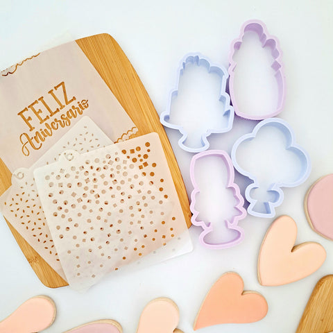 Personalizado Sello + Cortador de galletas