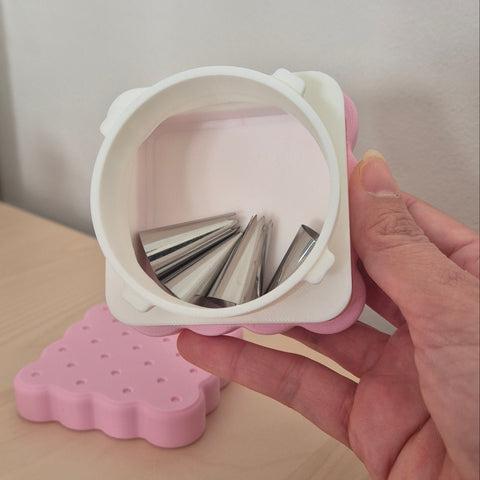 Contenedor Sandwich de Helado (para guardar duyas, joyas y más)