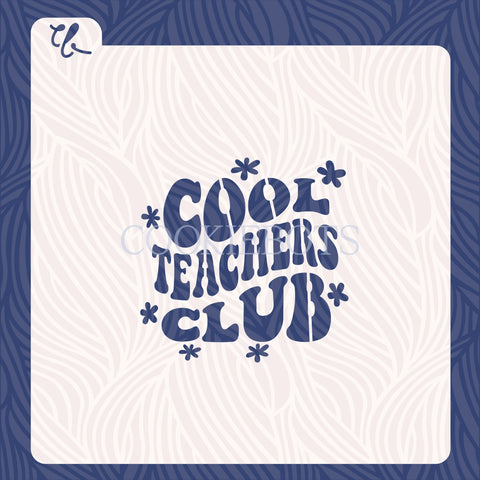 Cool teachers club Stencil-Cutter