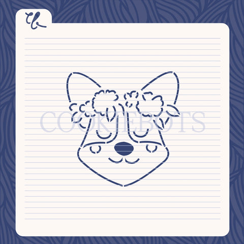 Corgi Dog Stencil-Cutter