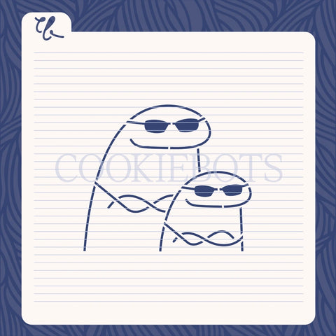 Flork papa cool Stencil-Cutter