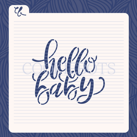 Hello baby Stencil-Cutter