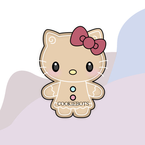 Hello Kitty de Jengibre Cortador de Galletas