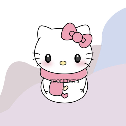 Hello Kitty de Nieve Cortador de Galletas