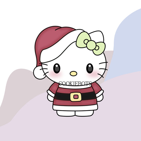 Hello Kitty Santa Claus Cortador de Galletas