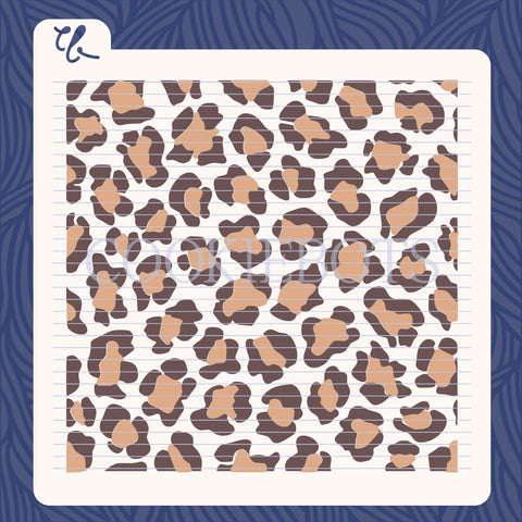 Leopard Stencil 2 pcs