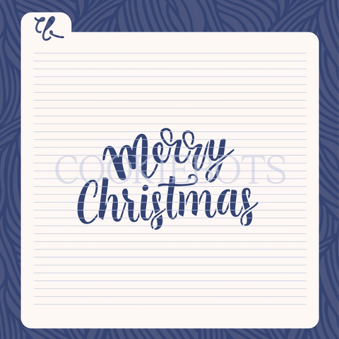 Merry christmas Stencil-Cutter