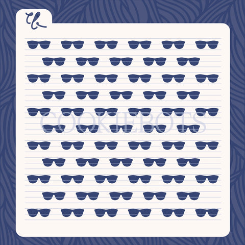 Sunglasses Stencil