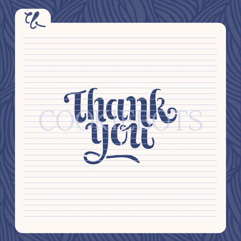 Thank you II Stencil-Cutter