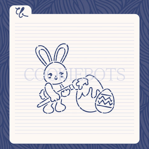 Rabbit Painting Stencil-Cutter