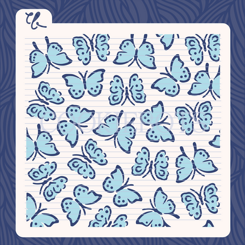 Butterflies Stencil 2 pcs