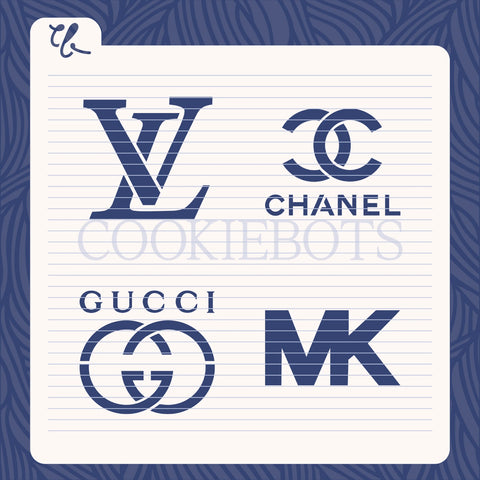 Clothing Logos Stencil