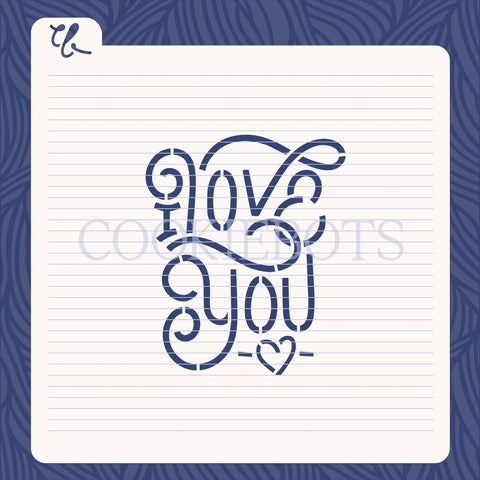 I love you Stencil-Cutter