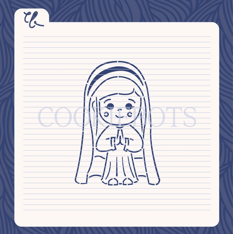 Virgin Mary Stencil-Cutter