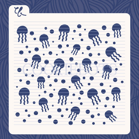 Jellyfish Stencil