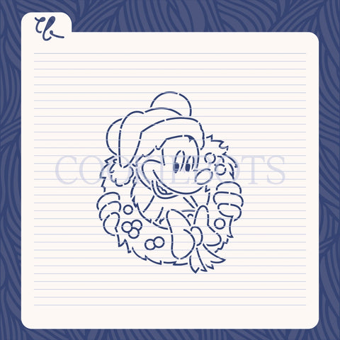 Christmas Mickey Stencil-Cutter