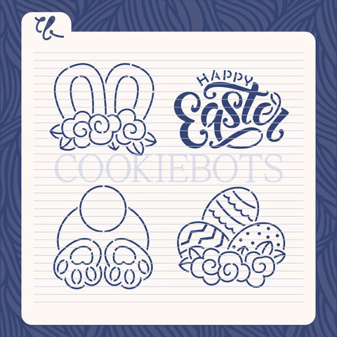 Easter minis Stencil