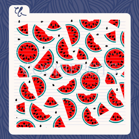 Watermelons Stencil 3 pcs