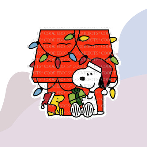 Snoopy navidad Cortador